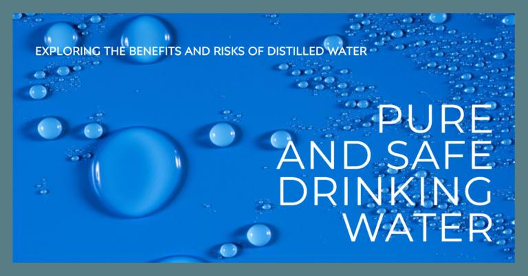 Can you drink distilled water?